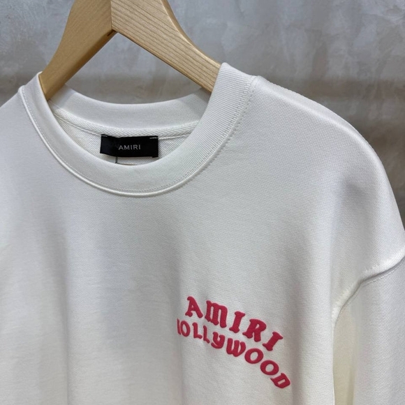 AMIRI Other - Amiri White Sweatshirt with Pink Logo